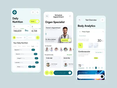 Medical Dashboard Apps Design -Health Analytics & Patient admin apps design app design apps screen clinic apps design dashboard apps design dashboard apps screen doctor apps good design heath tech helth analytices hospital app screen hospital management medical apps patient apps product design ui ux
