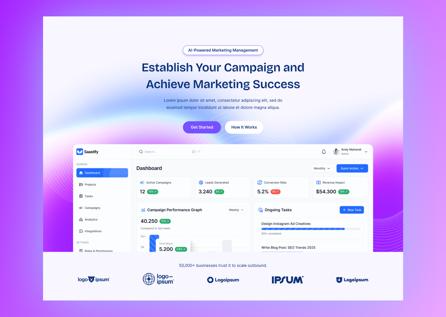 Example of Modern Saa S & Startup Website Collection