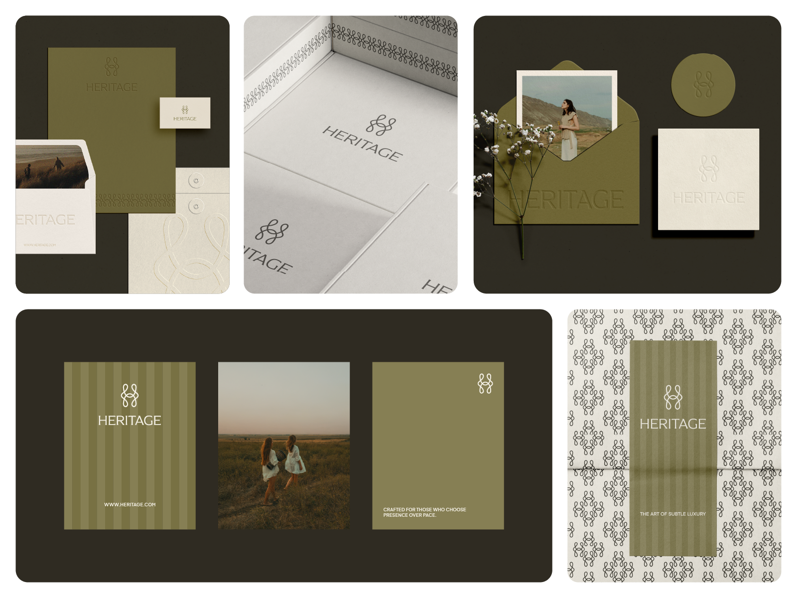 Heritage | Clothing clothing colours fashion hangtags logo logomark luxury modern oldmoney packaging prints socials typography