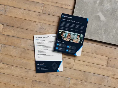 Stratford Pierce Advisory – Corporate Brochure Design branding brochure design business identity consulting firm corporate design graphicdesigner layout design layoutdesign modernbranding print design