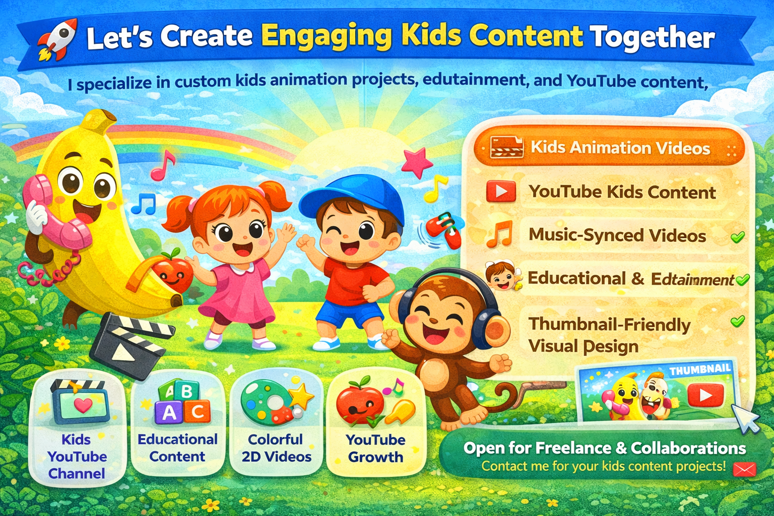 Kids learning video | 3D nursery rhyme animation by Shailesh Bhat on ...