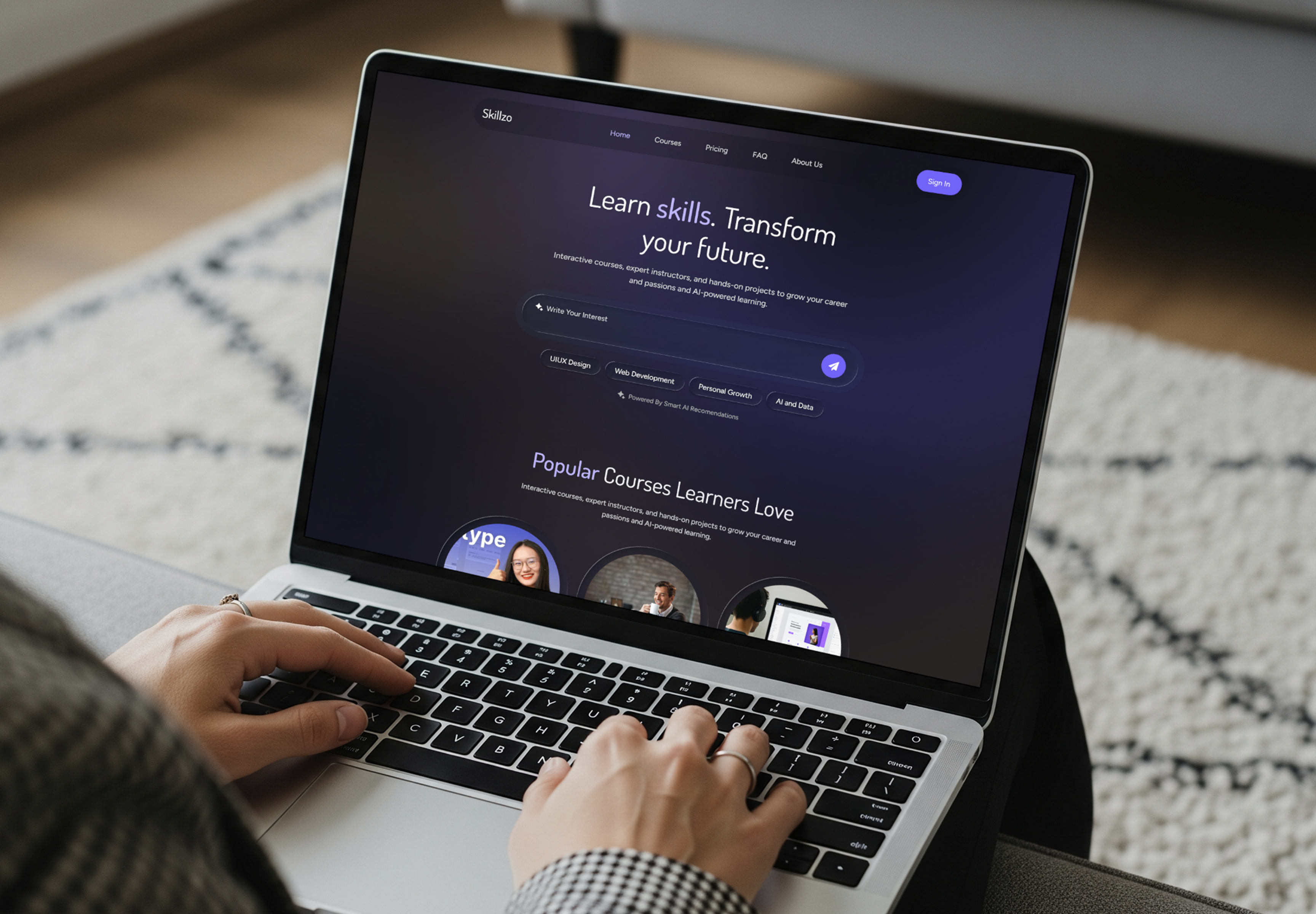 Skillzo | Smart Learning Platform UI