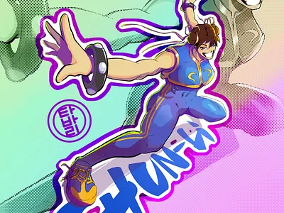 Chun-Li - Street Fighter capcom character design chun li chunli design illustration mtl graphics street fighter video games wonsungi art 원숭이 타바리