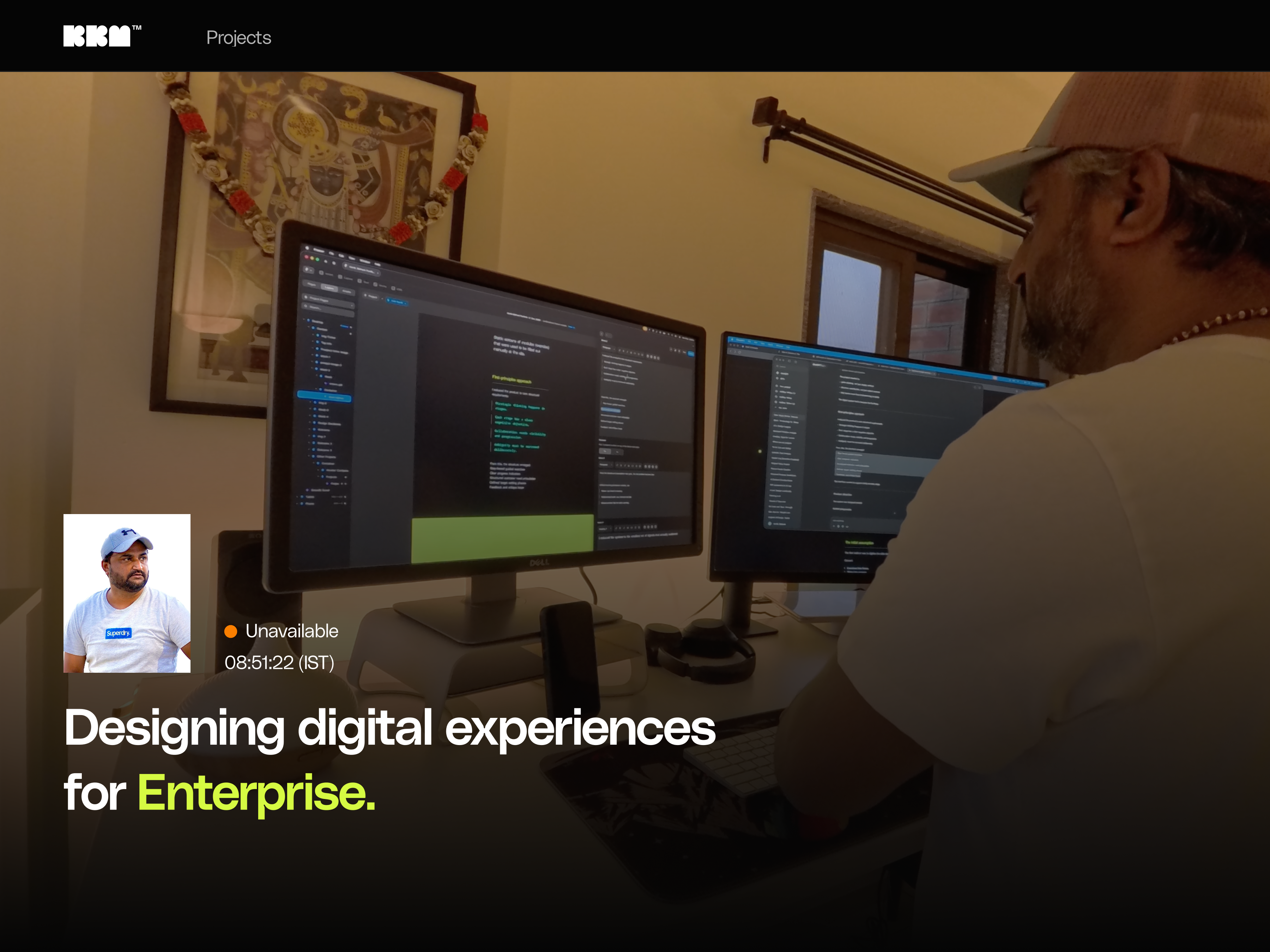 Example of My portfolio site...