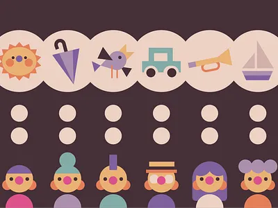 Thinking character design flat illustration illustrator minimal simple