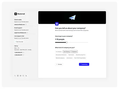 Email Campaign SaaS Platform - Onboarding agency dashboard email mail mailchimp onboarding saas ui webapp website