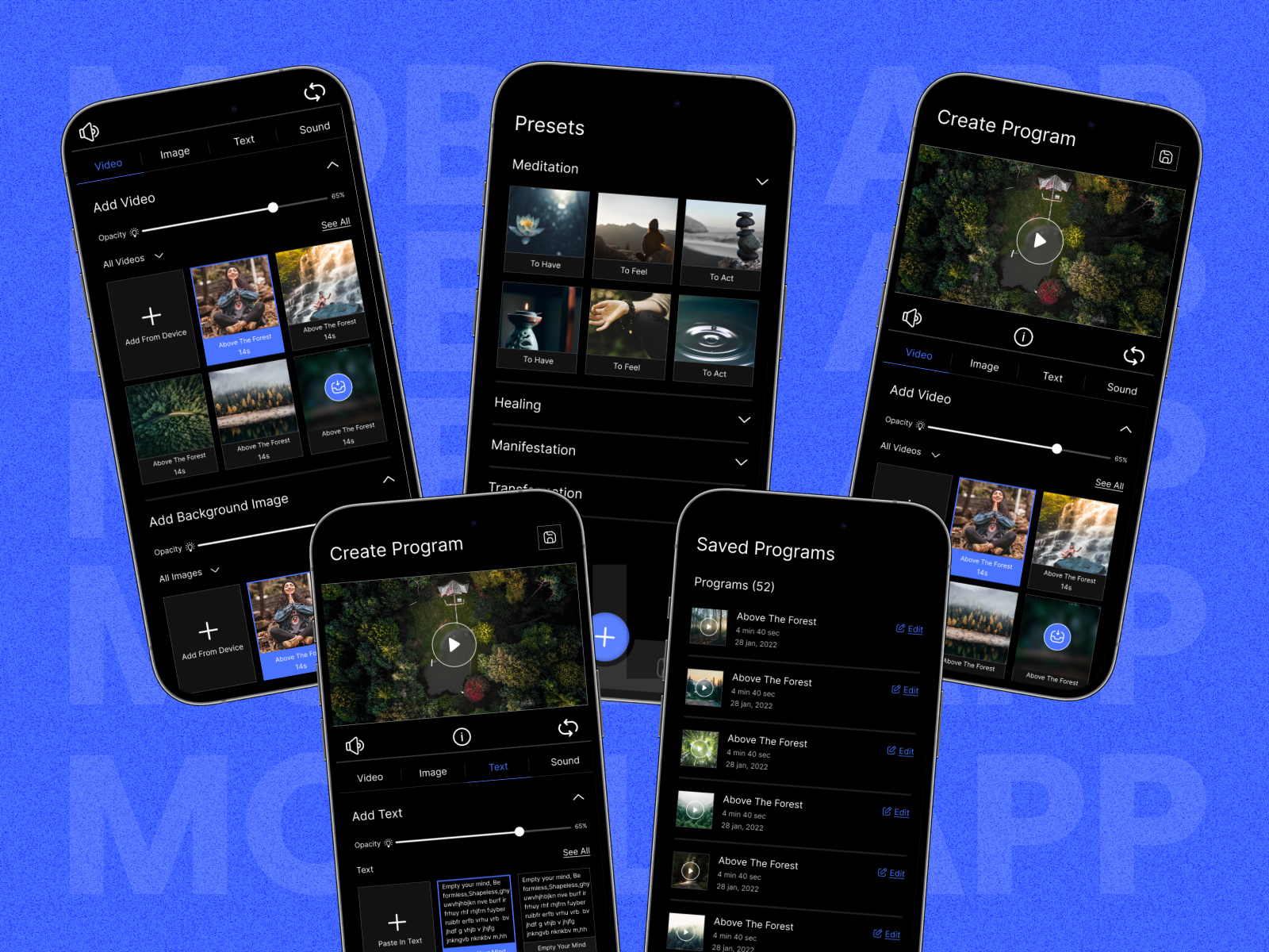 Modern Multi-App UI Showcase – Designed by Apptechies android app app development food app ios app meditation app mobile app design productivity app restaurant app saas design ui design ux design