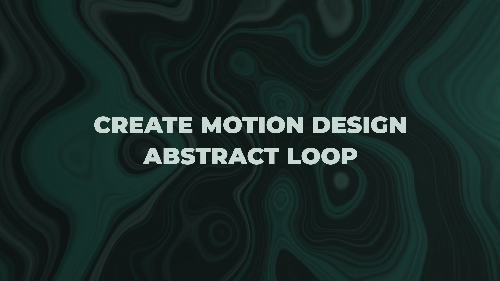 Create Motion Design – Abstract Loop animation bgmdn illustration logo motion graphics