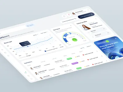 UI-UX for Healthcare Dashboard design interface product service startup ui uiux ux web website