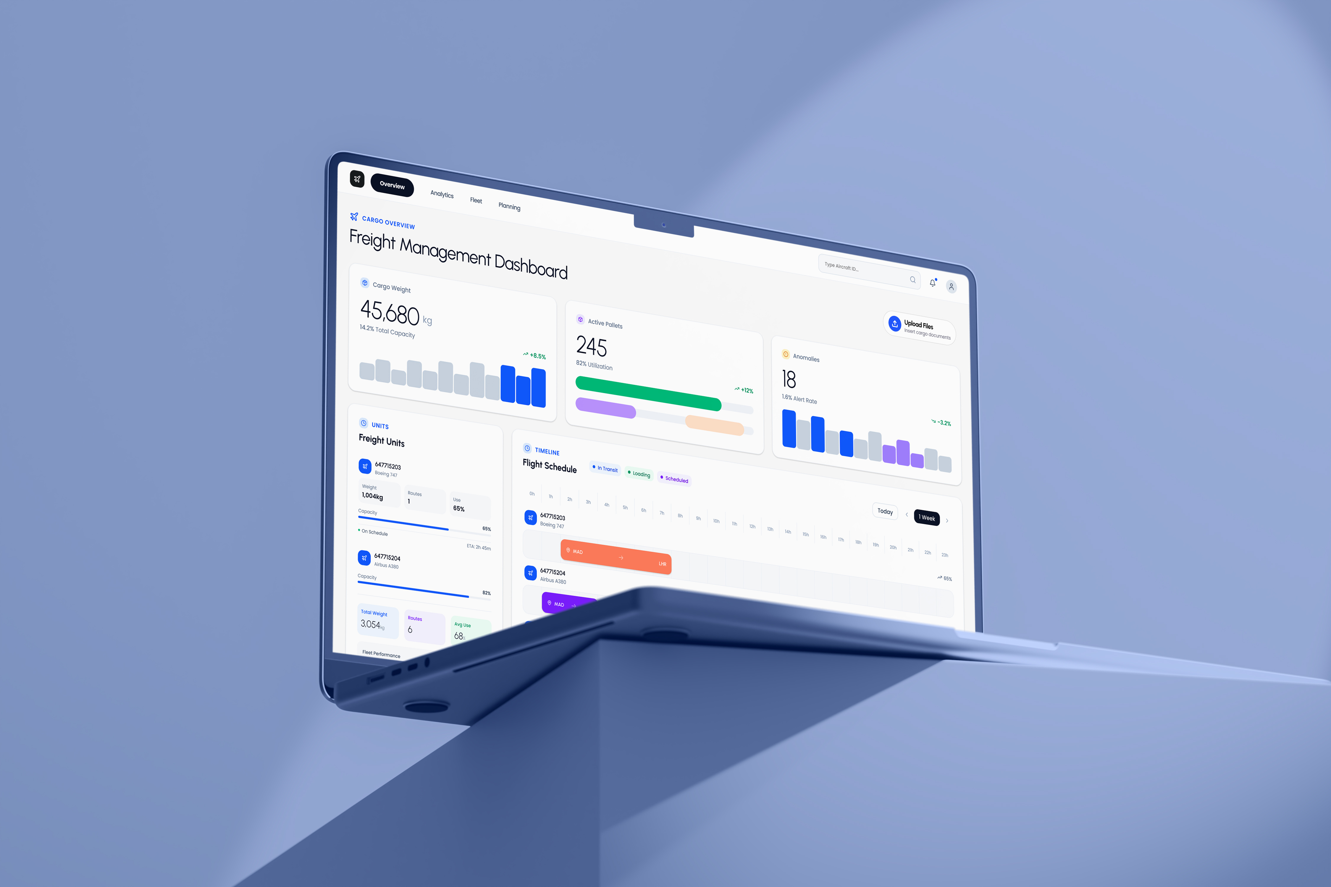 Freight / Cargo Management admin ai design ai product cargo cargo admin cargo dashboard dashboard design freight plane popular product product design typography vibe coding