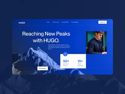 Landing Page Design animation branding graphic design logo motion graphics ui
