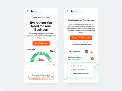 Bizee Website 3d bizee branding clean design digital illustration logo minimal mobile ui website