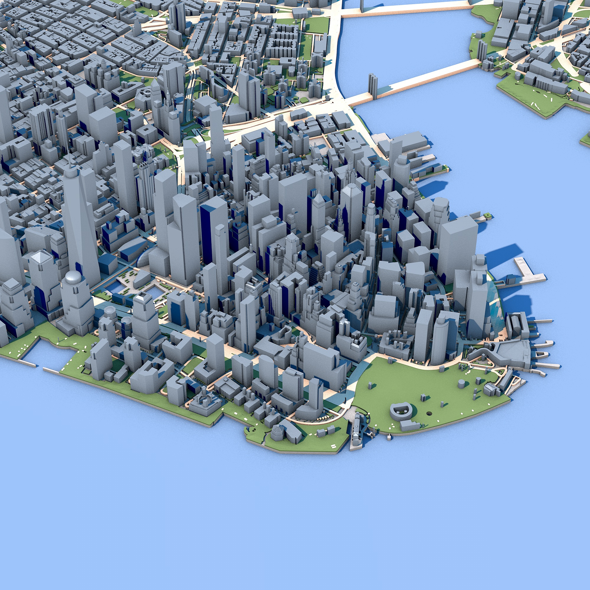 Example of I Will Create 3D City Model