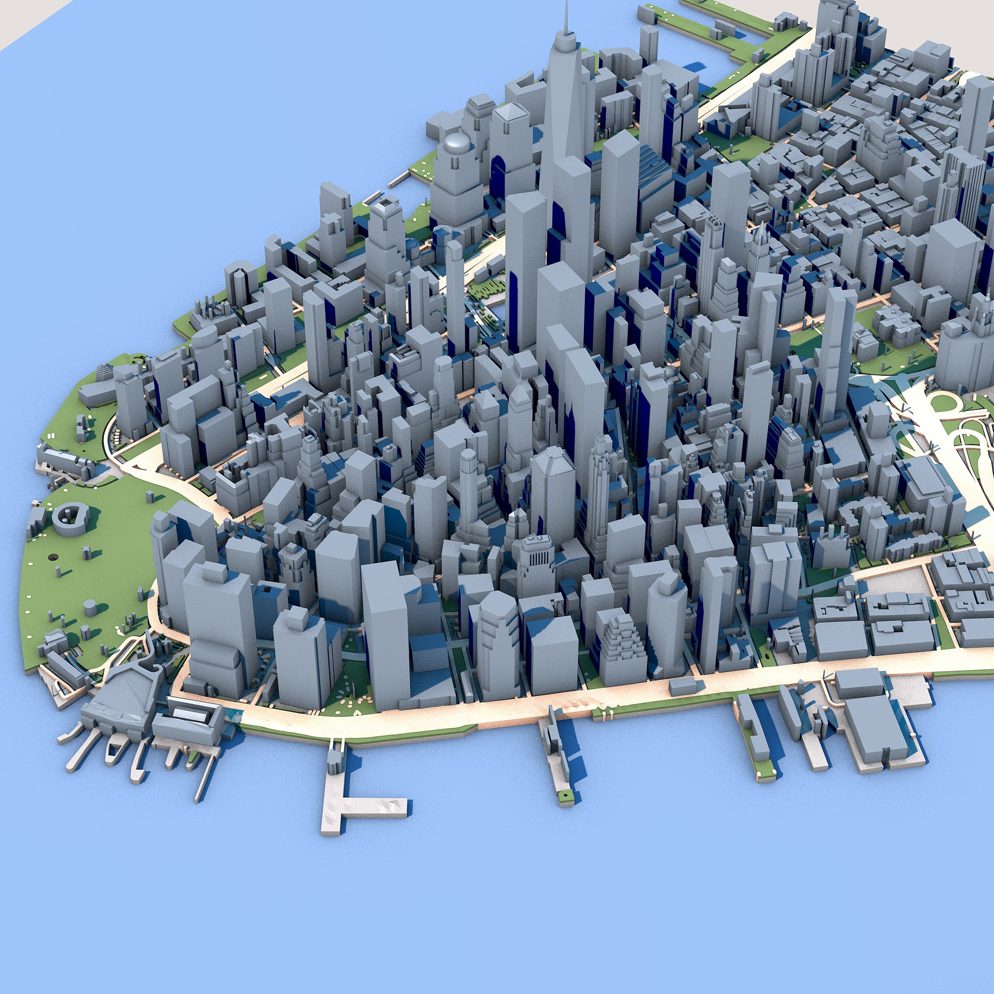 Example of I Will Create 3D City Model