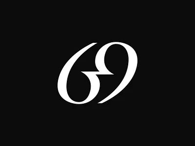69 69 graffiti icon line logo n number pose sex