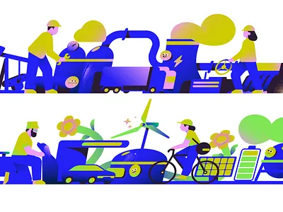 Various energy sources alternative conservation electricity energy engineering generation graphic graphic design grid illustration industry panel power renewable resource solar source system vector
