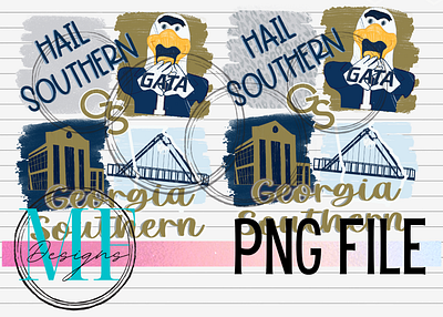Georgia southern png graphic design png sublimation