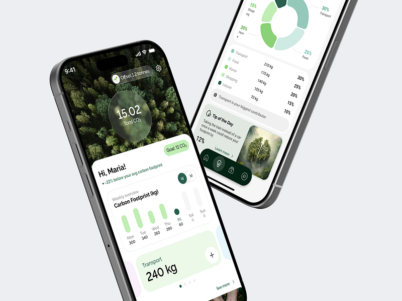 Carbon Footprint Tracker Mobile App