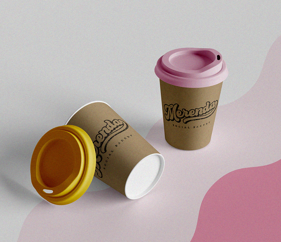 Logo Design & Branding for Merenda: Social Bakery bakery branding coffee shop design graphic design hand lettering logo small business typography vector