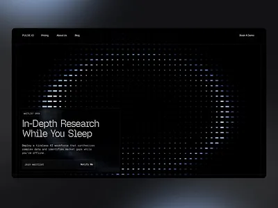 AI Platform Hero Section 3d ai ai hero section ai landing page ai website animation futuristic landing page saas landing page saas website startup landing page startup website tech website ui visual design web design website