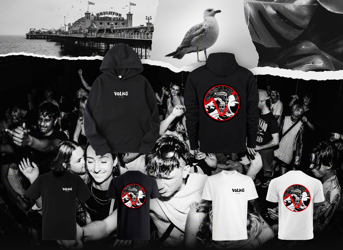 Merch Design for Volks artwork clothing design club merch illustration local business merch design music venue tshirt design