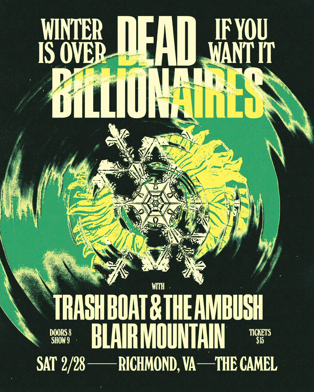 Dead Billionaires Show Posters