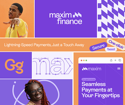 Maxim Finance Branding animation branding finance graphic design illustration logo ui uiux
