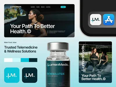 Branding for LumenMeds✨ brand designer brand guidelines brand identity brandbook branding design graphic design logo logo design ui