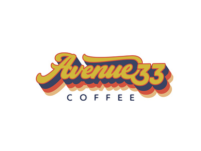 Avenue 33 - Coffee american coffee branding cafe cafe logo coffee coffee beans coffee branding coffee logo coffee shop coffee shop logo design graphic design lettering logo typography