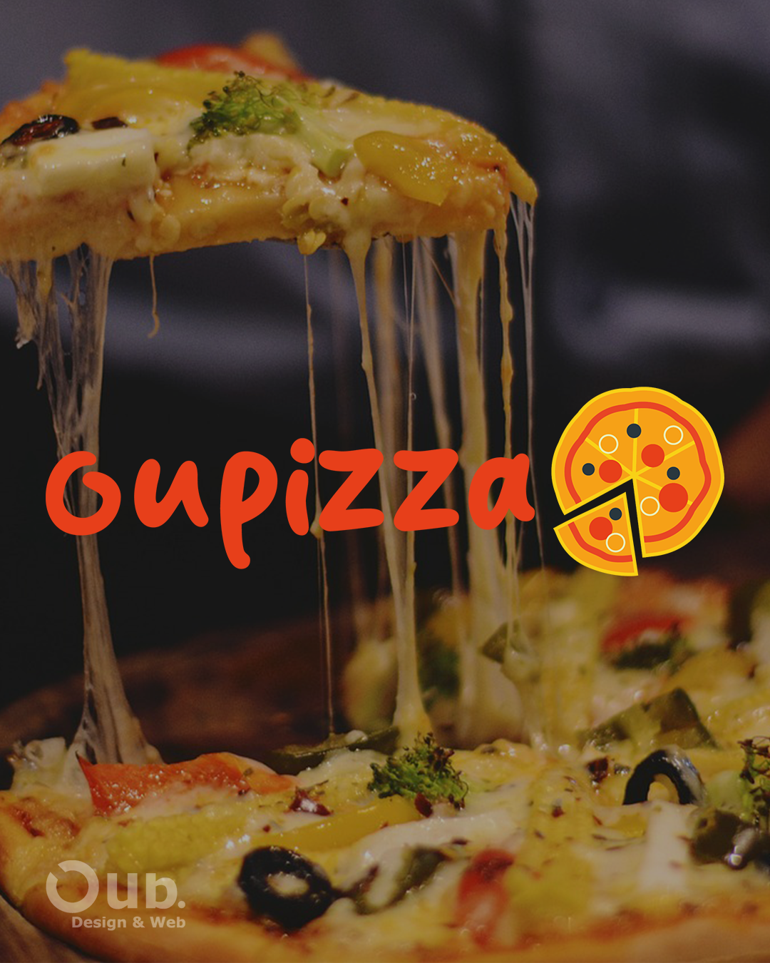 Oupizza - Design de logo para App branding graphic design logo