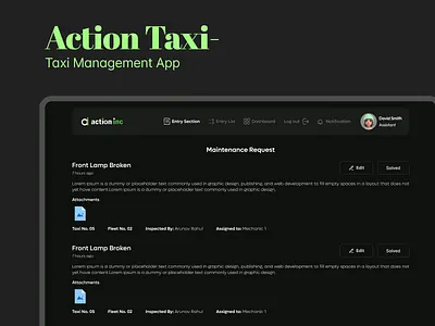 Taxi Fleet Management App app design e commerce figma fleet management mobile design responsive web design saas taxi ui ui design uiux user interface web app web design website wireframes design