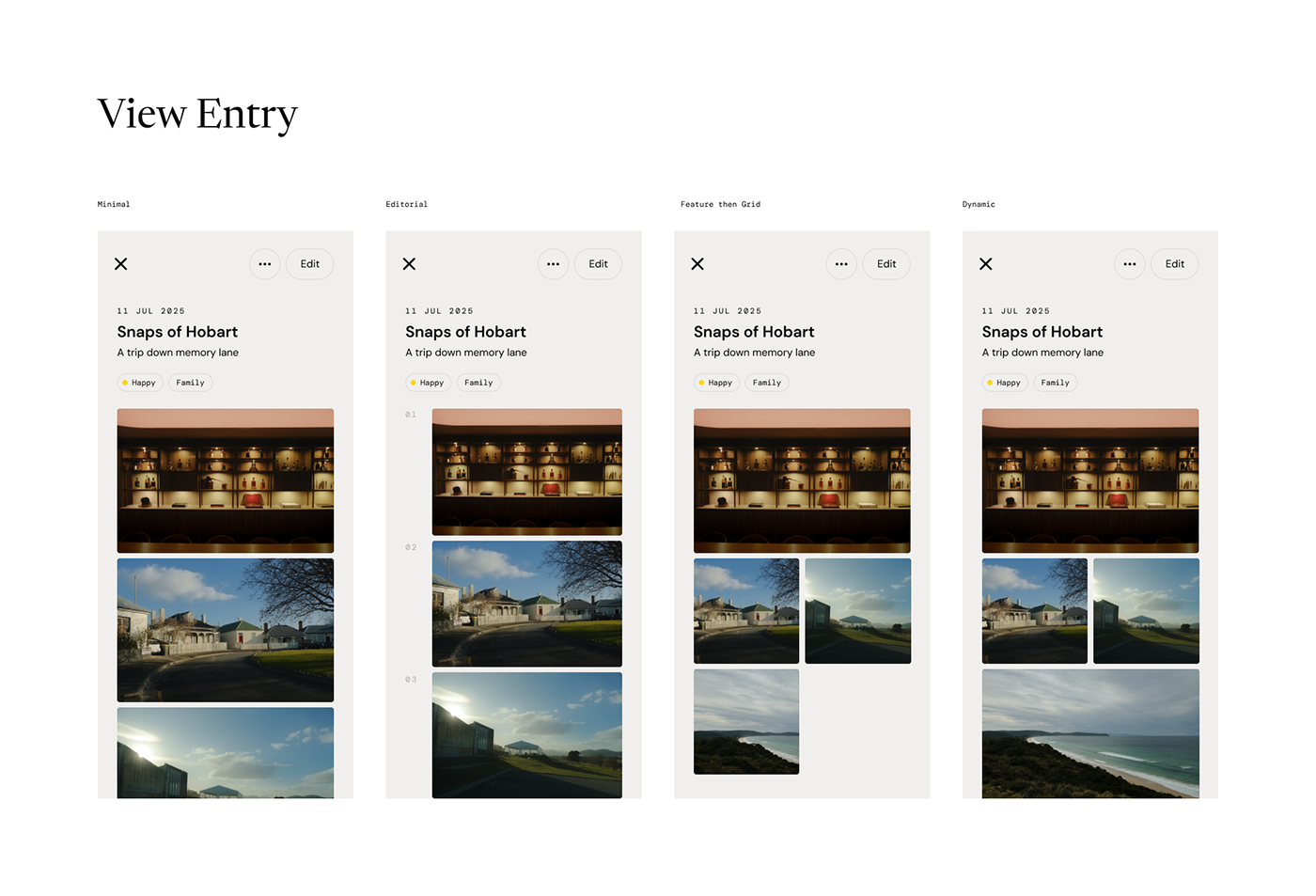 Image layouts