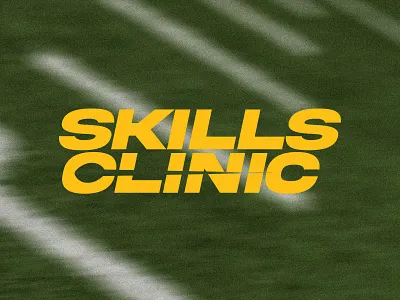 Skills Clinic brand identity branding design graphic design logo logo design logos negative space nike oregon rebrand sports type typography word mark wordmark