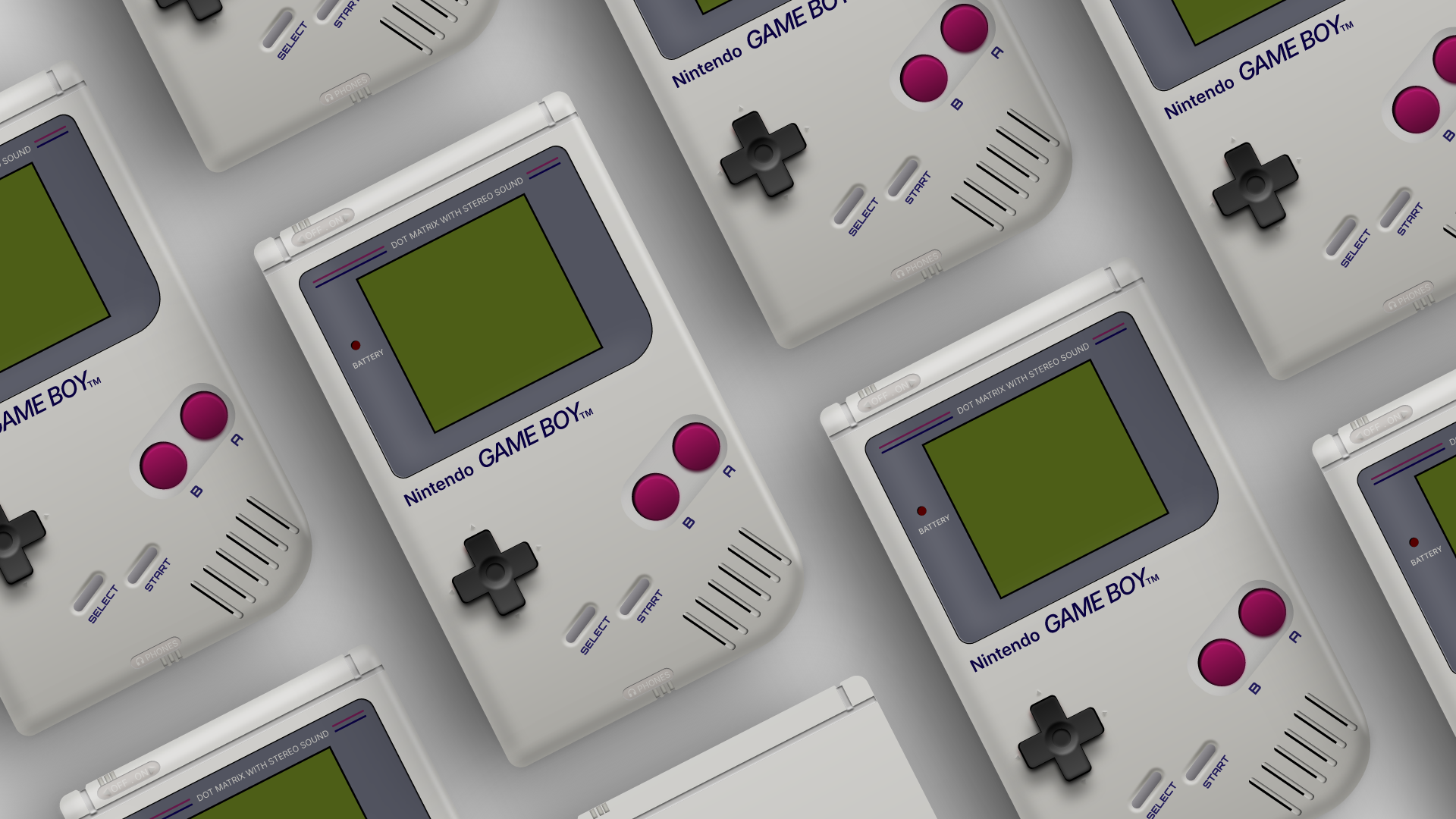 Retro Gameboy reimagined using Rive animation game design illustration motion graphics rive ui