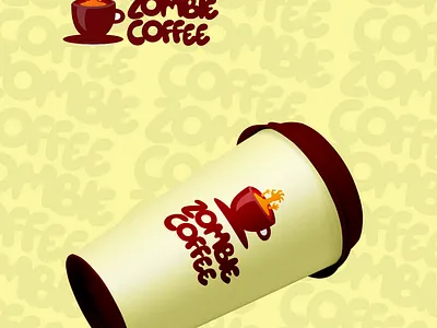 zombie coffee brand branding coffee coffeeshop design emblem forsale illustration logo sport ui vector