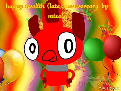 Mxls: Happy 12 (late) Anniversary art post art tag digital art drawing fan art illustration mixels