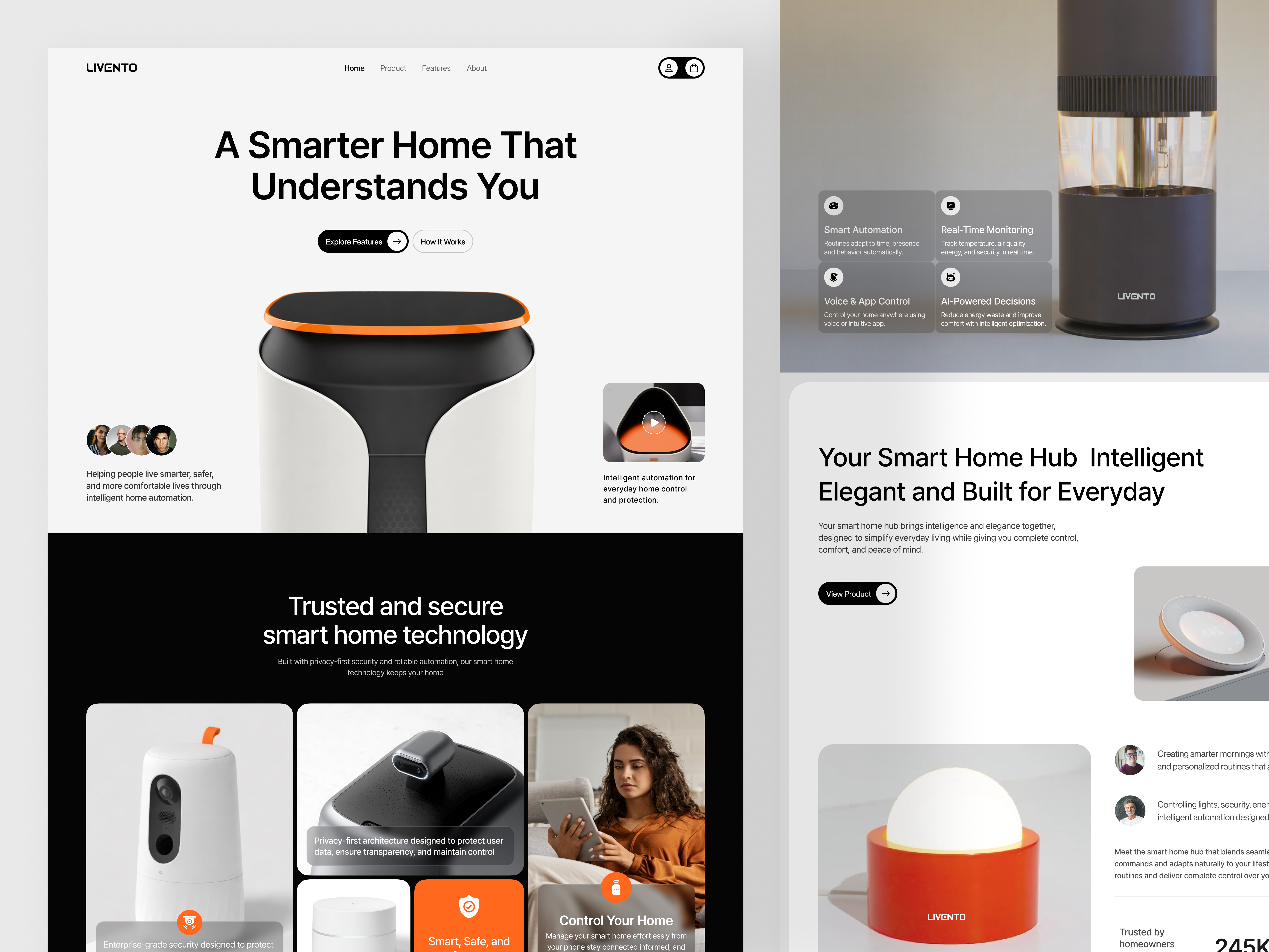 Example of Creative Landing Page Design In Figma