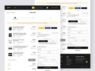 E-commerce Cart & Checkout UI – Structured for Higher Conversion checkoutdesign conversiondesign conversionrate designcommunity designportfolio designshowcase designthinking digitlecommerce ecommerceui ibrahimuix interfacedesign paymentflow paymentui productdesign ui userexperience webappdesign