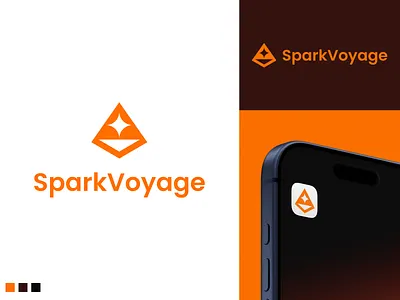 Modern Logo for SparkVoyage brand identity branding design creative logo design innovation digital design energy design graphic design innovation design logo concept logo design logo inspiration logo showcase maritime tech minimal design modern logo navigation tech sleek design startup branding tech branding tech logo