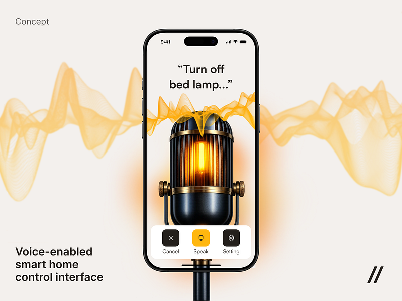 Smart Home Mobile iOS App Design