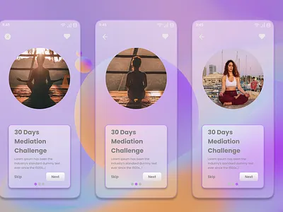 Glass morphism UI Design design graphic design ui uiux ux vector