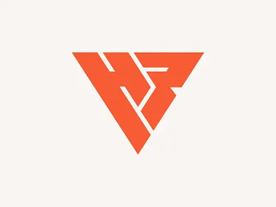 HR brand identity branding design icon letter logo lettering lettermark logo logotype mark monogram monogram logo symbol typedesign vector