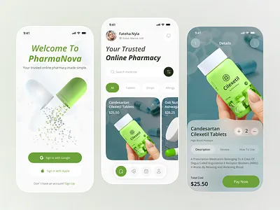 Pharmacy Mobile App | Smart & Secure Medicine Delivery app app design ecommerceapp health app healthcare healthtech medical medical app medical care medicine mobile mobile app mobile app design pharmacy pharmacy app supplements supplements app telemedicine uiux vitamins