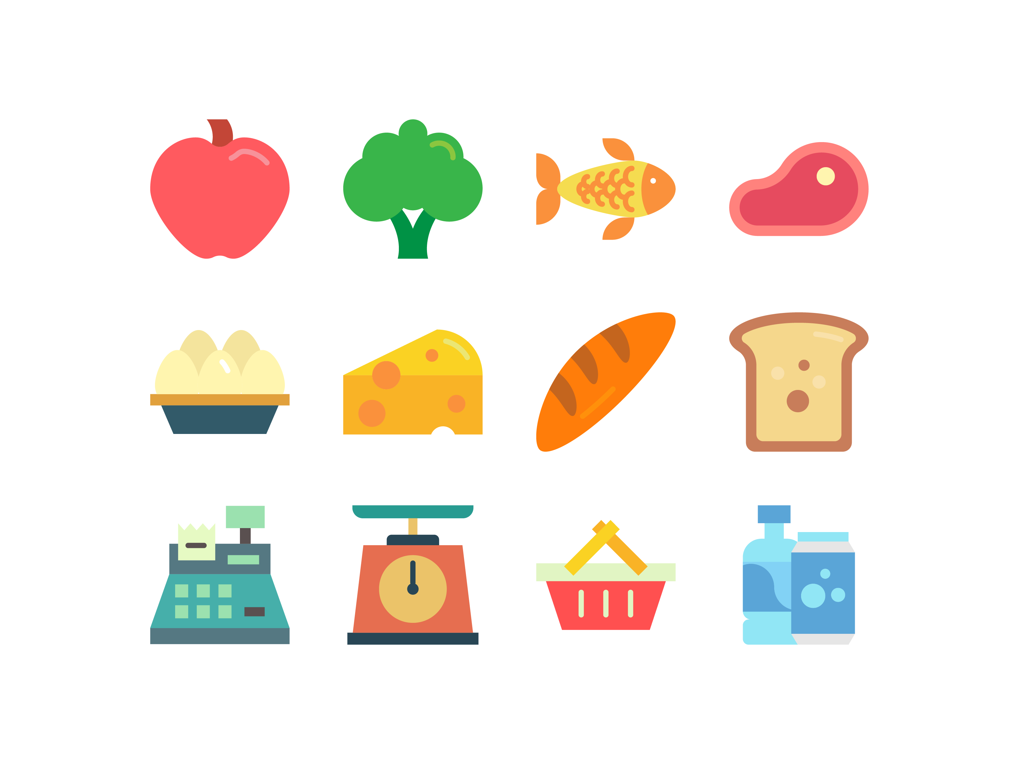 Example of Flat Icon Design
