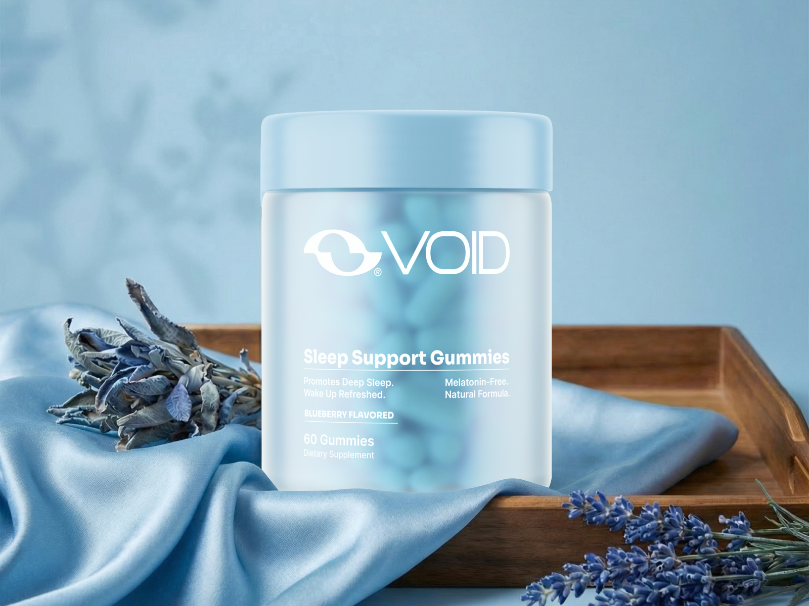 Example of VOID - Sleep Gummies Jar Packaging Design