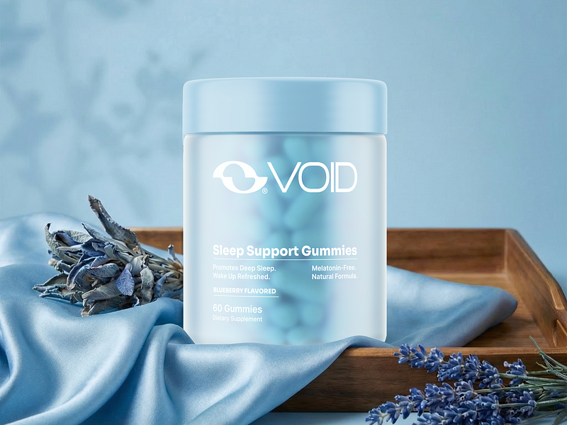 VOID - Sleep Gummies Jar Packaging Design