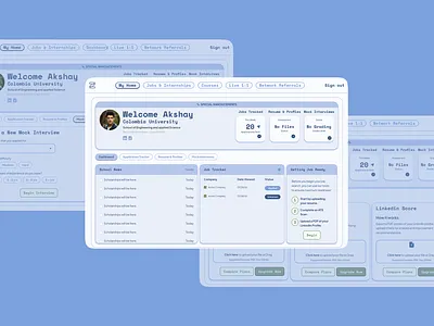 Designing a Career Readiness Platform 🎓 branding design figma illustration logo product design prototyping ui ui design ux research