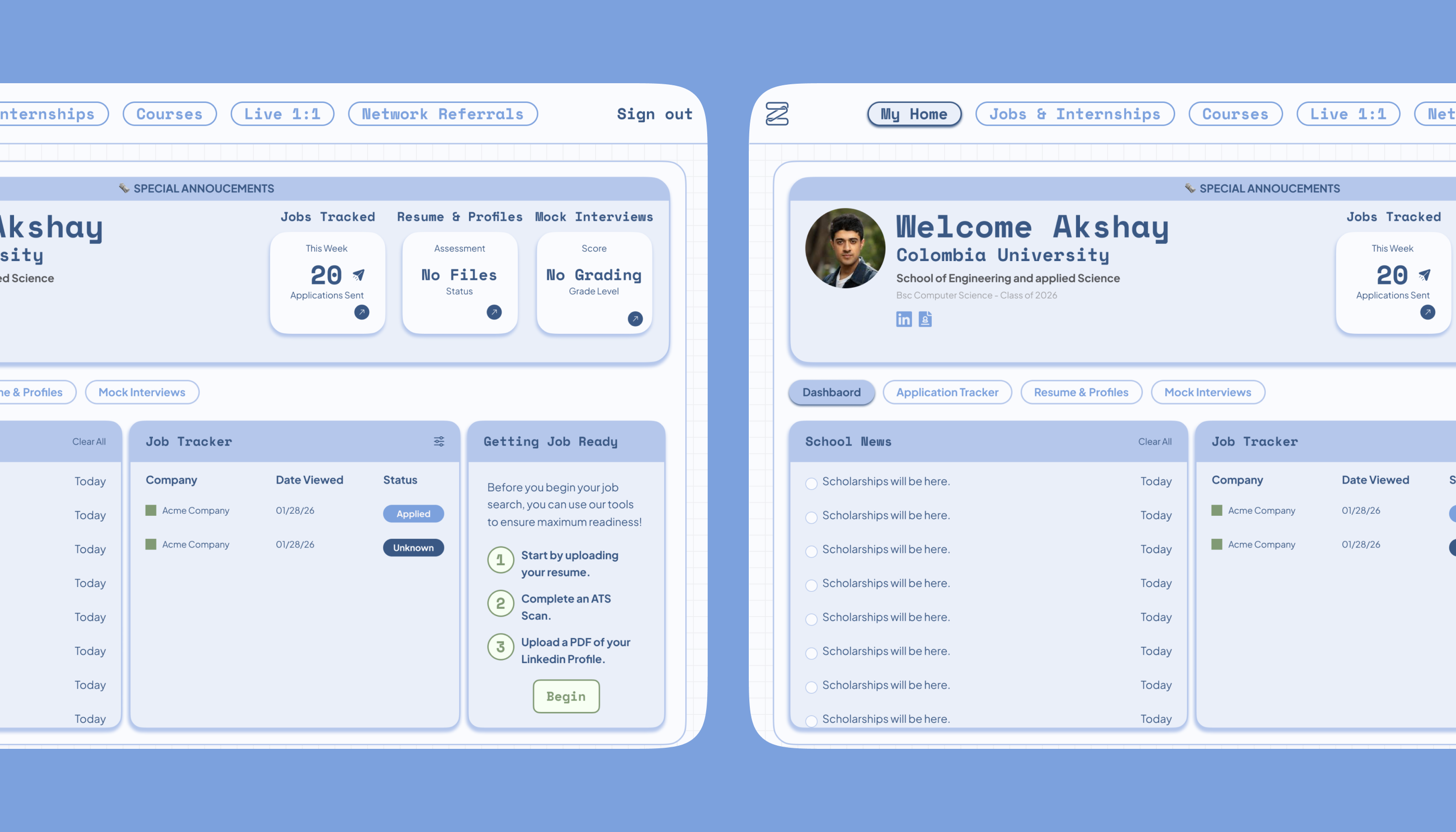 Example of Website Design