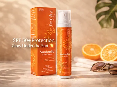 Luxury Summer Product Mockup brandpresentation cosmeticdesign dribbbleshot luxurybranding minimaldesign mockupdesign packagingdesign productmockup sunscreendesign visualbranding