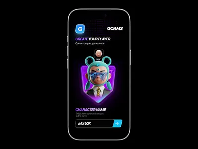 Goams app branding color design illustration iphone logo page ui web